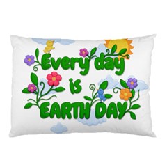 Earth Day Pillow Case by Valentinaart