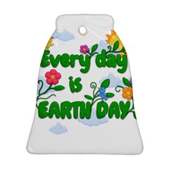 Earth Day Ornament (bell) by Valentinaart