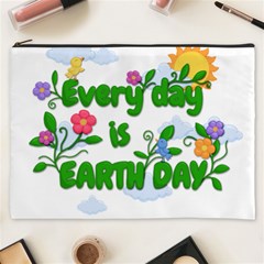 Earth Day Cosmetic Bag (xxxl)  by Valentinaart