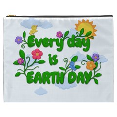 Earth Day Cosmetic Bag (xxxl)  by Valentinaart