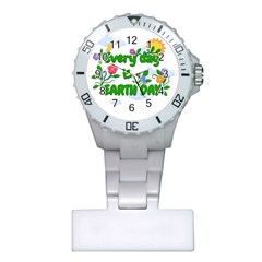 Earth Day Plastic Nurses Watch by Valentinaart