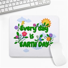 Earth Day Large Mousepads by Valentinaart