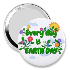 Earth Day 3  Handbag Mirrors by Valentinaart