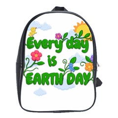 Earth Day School Bag (xl) by Valentinaart