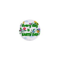 Earth Day 1  Mini Buttons by Valentinaart