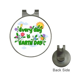 Earth Day Hat Clips With Golf Markers by Valentinaart