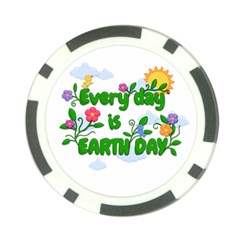 Earth Day Poker Chip Card Guard (10 Pack) by Valentinaart