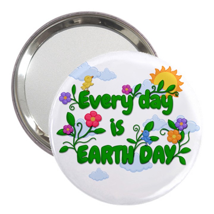 Earth day 3  Handbag Mirrors