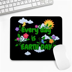 Earth Day Large Mousepads by Valentinaart