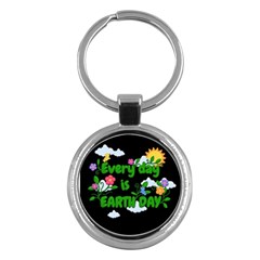 Earth Day Key Chains (round)  by Valentinaart