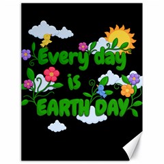 Earth Day Canvas 18  X 24   by Valentinaart