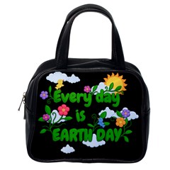 Earth Day Classic Handbags (one Side) by Valentinaart