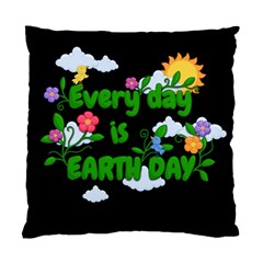 Earth Day Standard Cushion Case (two Sides) by Valentinaart