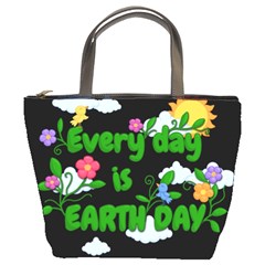 Earth Day Bucket Bags by Valentinaart