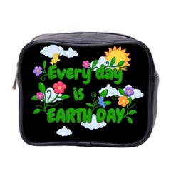 Earth Day Mini Toiletries Bag 2-side by Valentinaart