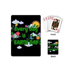 Earth Day Playing Cards (mini)  by Valentinaart