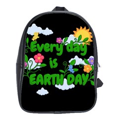 Earth Day School Bag (large) by Valentinaart