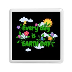 Earth Day Memory Card Reader (square)  by Valentinaart