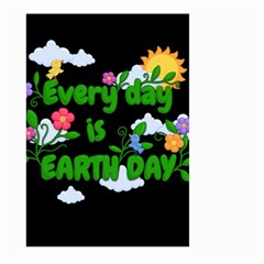 Earth Day Large Garden Flag (two Sides) by Valentinaart