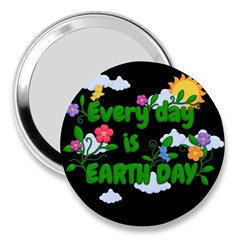 Earth Day 3  Handbag Mirrors by Valentinaart