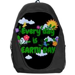 Earth Day Backpack Bag by Valentinaart