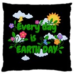 Earth day Standard Flano Cushion Case (One Side) Front