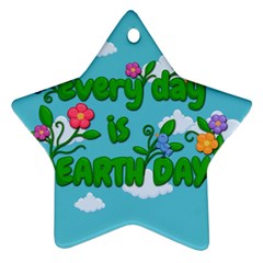 Earth Day Ornament (star)