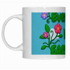 Earth Day White Mugs by Valentinaart