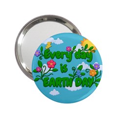 Earth Day 2 25  Handbag Mirrors by Valentinaart