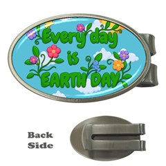 Earth Day Money Clips (oval)  by Valentinaart