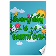 Earth Day Canvas 20  X 30   by Valentinaart