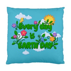 Earth Day Standard Cushion Case (two Sides) by Valentinaart