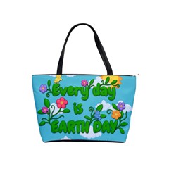 Earth Day Shoulder Handbags by Valentinaart