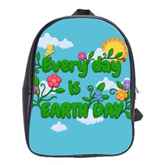 Earth Day School Bag (large) by Valentinaart