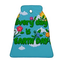 Earth Day Ornament (bell) by Valentinaart