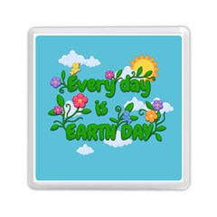 Earth Day Memory Card Reader (square)  by Valentinaart