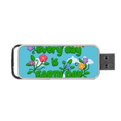 Earth Day Portable Usb Flash (one Side) by Valentinaart