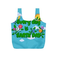 Earth Day Full Print Recycle Bags (s)  by Valentinaart