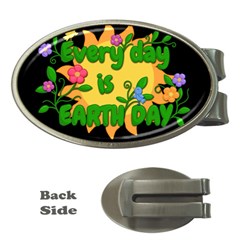 Earth Day Money Clips (oval)  by Valentinaart