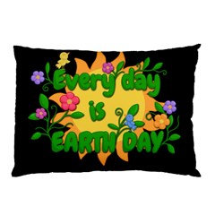 Earth Day Pillow Case by Valentinaart