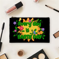 Earth Day Cosmetic Bag (medium)  by Valentinaart