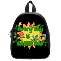 Earth Day School Bag (small) by Valentinaart