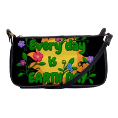 Earth Day Shoulder Clutch Bags by Valentinaart