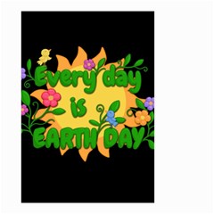 Earth Day Small Garden Flag (two Sides) by Valentinaart