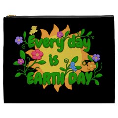 Earth Day Cosmetic Bag (xxxl)  by Valentinaart