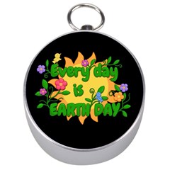 Earth Day Silver Compasses by Valentinaart