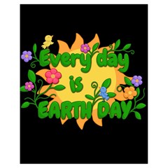 Earth Day Drawstring Bag (small) by Valentinaart