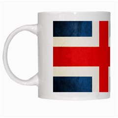 Iceland Flag White Mugs by Valentinaart