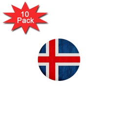 Iceland Flag 1  Mini Buttons (10 Pack)  by Valentinaart