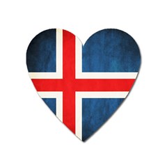 Iceland Flag Heart Magnet by Valentinaart